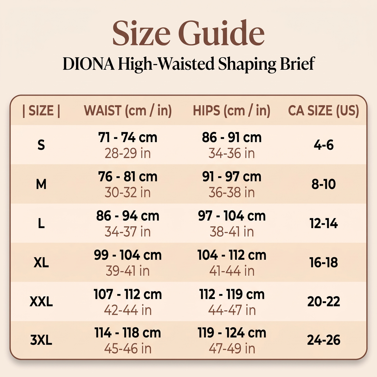 High-Waisted Shaping Brief